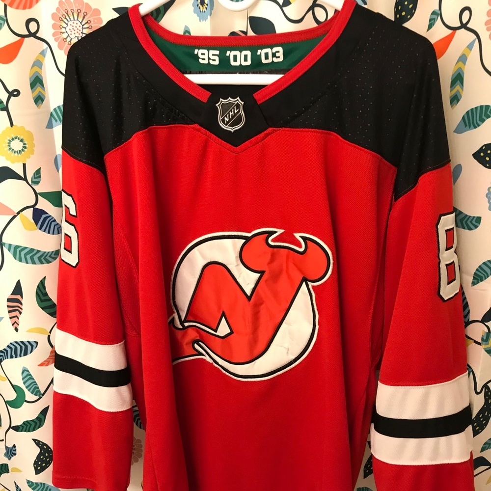 Authentic NJ Devils Hughes Jersey